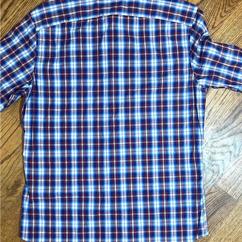 Banana Republic Multicolor Plaid Button Down Shirt‎
